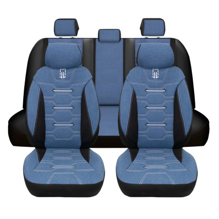 FA Serisi, Her Araca Uyumlu Oto Koltuk Kılıfı, Tam Set, Keten veya Deri veya Taytüyü