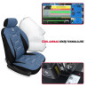 FA Serisi, Her Araca Uyumlu Oto Koltuk Kılıfı, Tam Set, Keten veya Deri veya Taytüyü