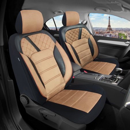 K2 1+1 Serisi, Her Araca Uyumlu Oto Koltuk Kılıfı, 1+1 Set, Taytüyü