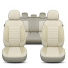 İz Serisi, Her Araca Uyumlu Oto Koltuk Kılıfı, Tam Set, Keten-Deri