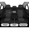 İz Serisi, Her Araca Uyumlu Oto Koltuk Kılıfı, Tam Set, Keten-Deri