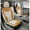 Buğlem Serisi, Her Araca Uyumlu Oto Koltuk Kılıfı, Tam Set, Keten-Deri
